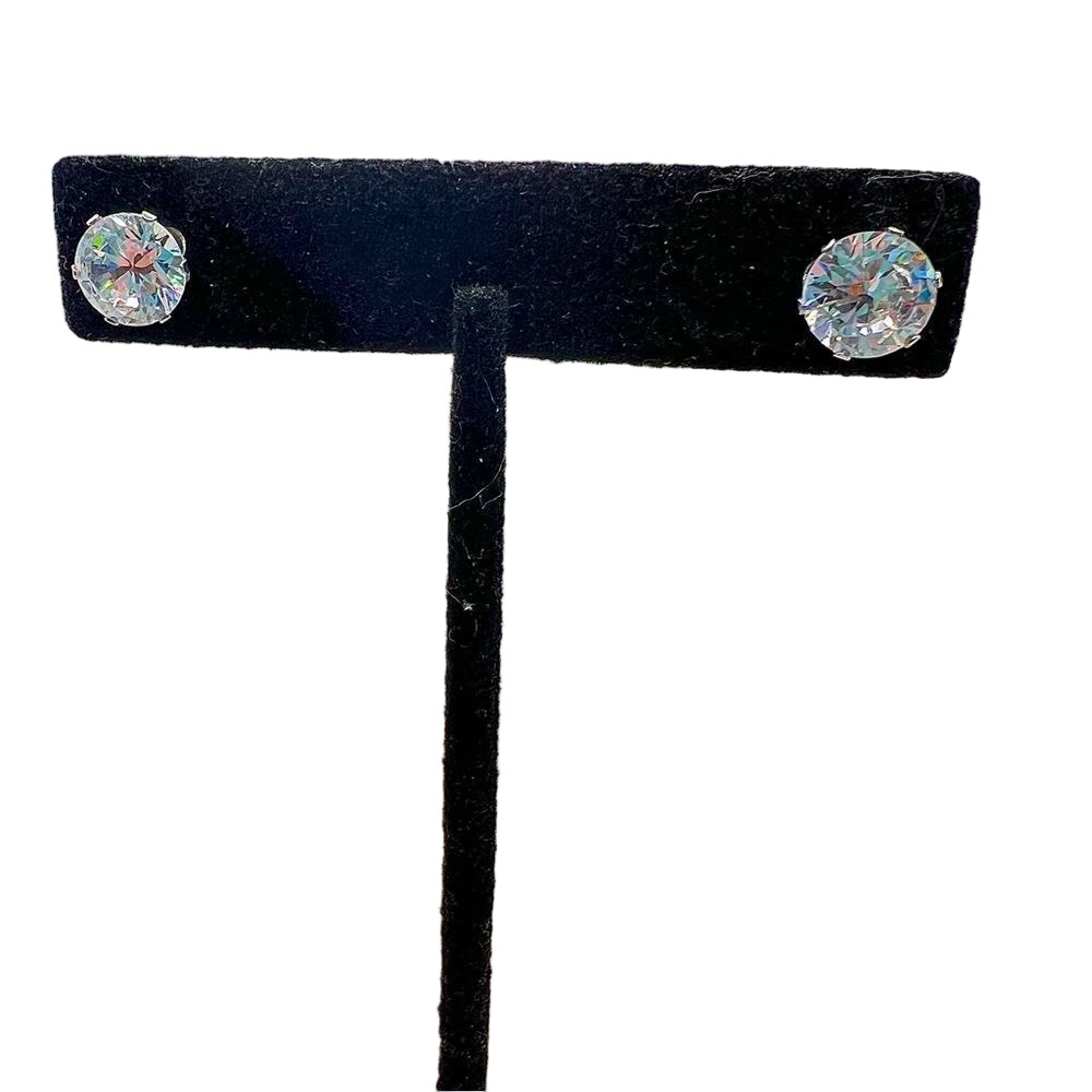 Dazzling sparkly crystal rhinestone post earrings